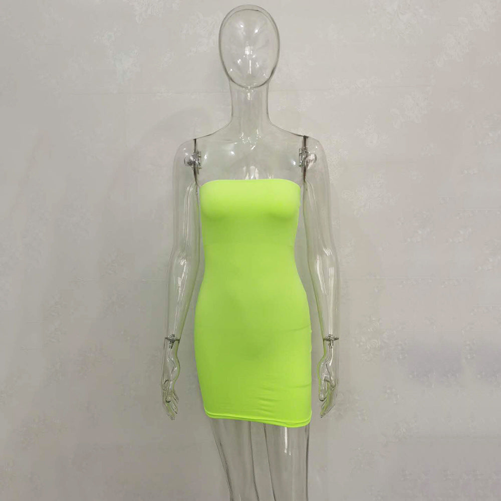 Elegantes One-Shoulder Kleid für Damen – Figurbetontes Mini-Wickelkleid